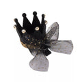 Black crown clip