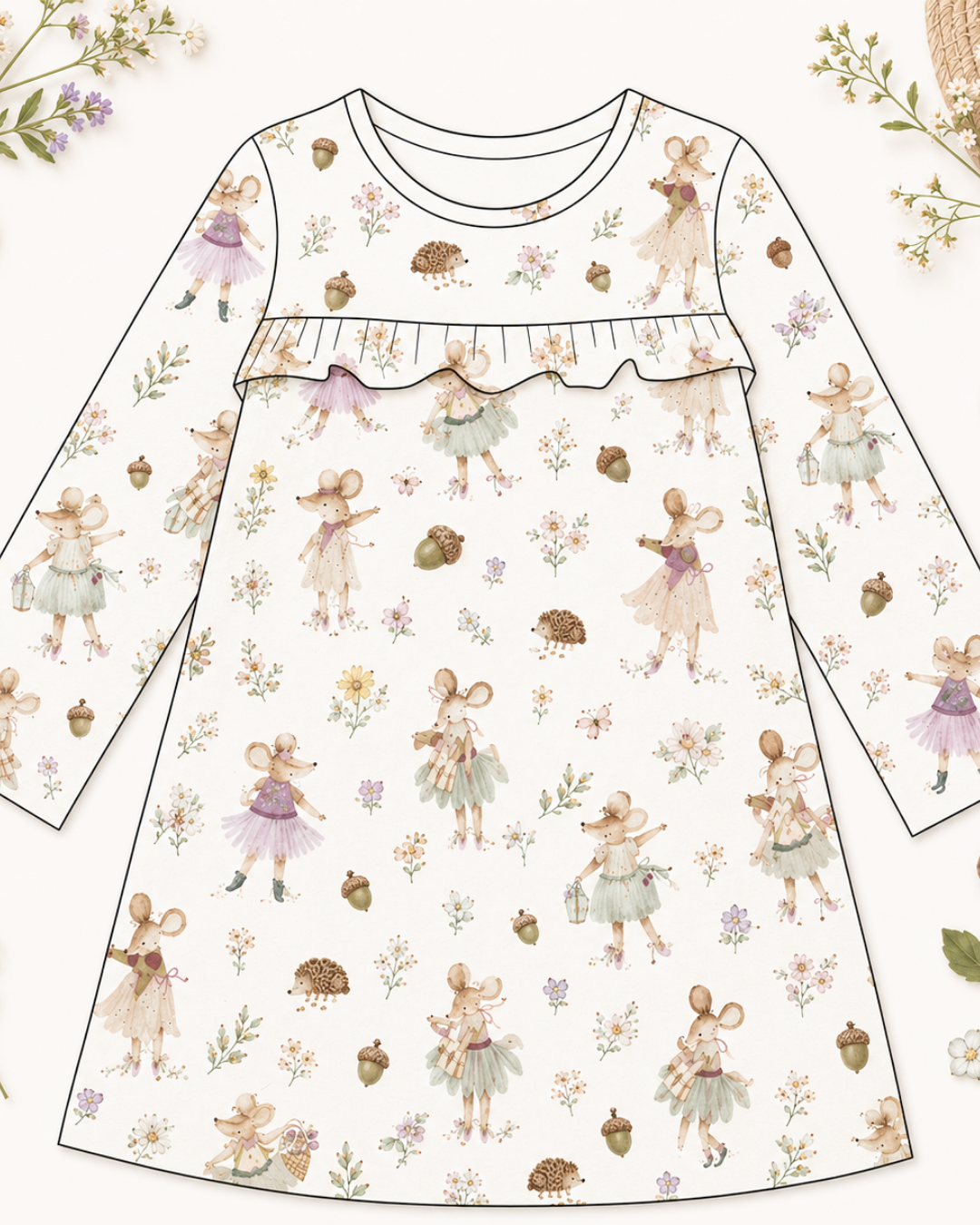 PRE ORDER MABEL MOUSE NIGHTIE