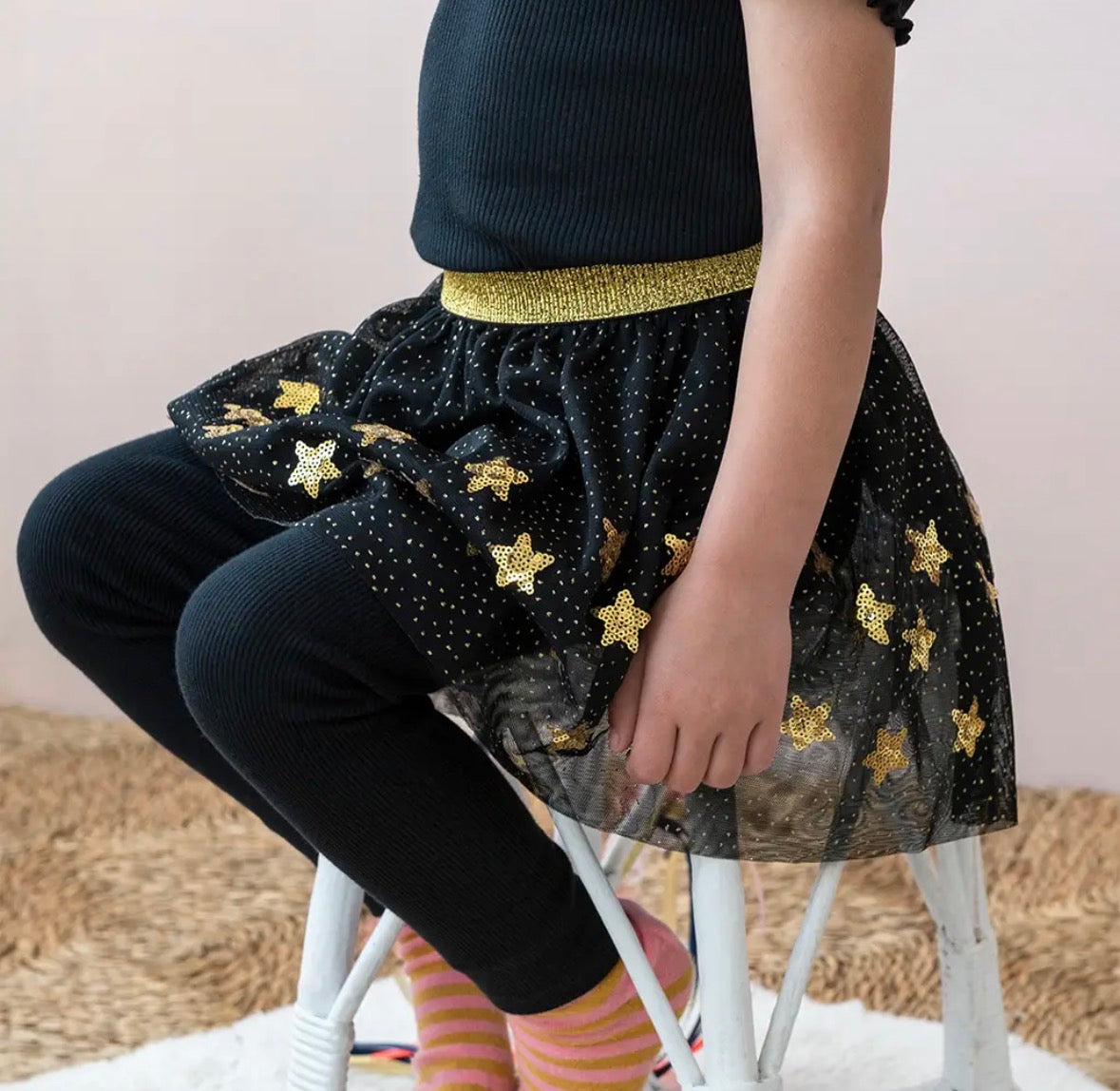 Black star skirt