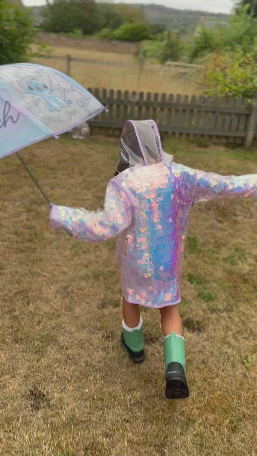 PRE ORDER Sequin Raincoat NEW STYLE